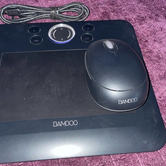 WACOM bamboo fun drawing tablet with mouse CTE-450 usb connection windows draw - Picture 3 of 9